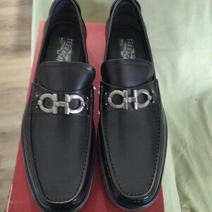 Salvatore Ferragamo Black Calf Men's size 11d shoes